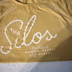 Bella Canvas Mustard Tee with White Print